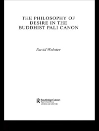 Imagen de portada: The Philosophy of Desire in the Buddhist Pali Canon 1st edition 9780415600002