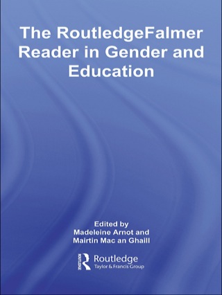 Cover image: The RoutledgeFalmer Reader in Gender & Education 1st edition 9780415345750