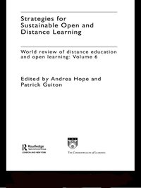 صورة الغلاف: Strategies for Sustainable Open and Distance Learning 1st edition 9780415345255