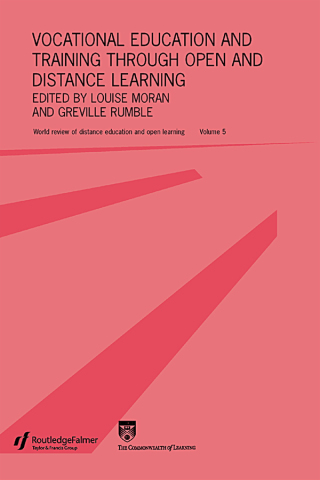 表紙画像: Vocational Education and Training through Open and Distance Learning 1st edition 9780415345231