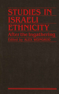 Cover image: Studies Israeli Ethnicity 1st edition 9782881240072