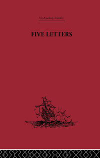 Cover image: Five Letters 1519-1526 1st edition 9780415344791