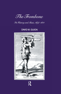 Cover image: Trombone 1st edition 9782881242113