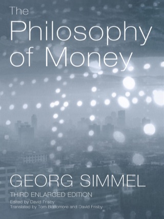 Cover image: The Philosophy of Money 3rd edition 9780415341721