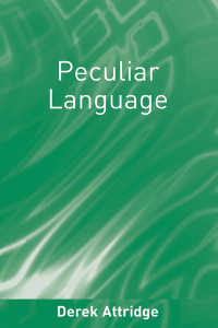 Omslagafbeelding: Peculiar Language 2nd edition 9780415340588