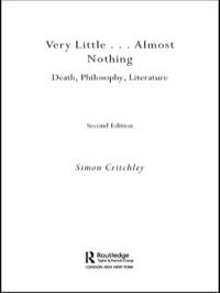 Cover image: Very Little ... Almost Nothing 2nd edition 9780415340489