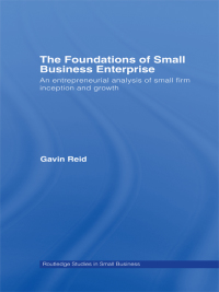 Cover image: The Foundations of Small Business Enterprise 1st edition 9780415338776