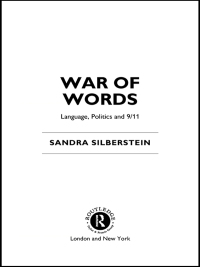 Cover image: War of Words 1st edition 9780415336246