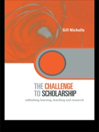 Cover image: The Challenge to Scholarship 1st edition 9780415560320