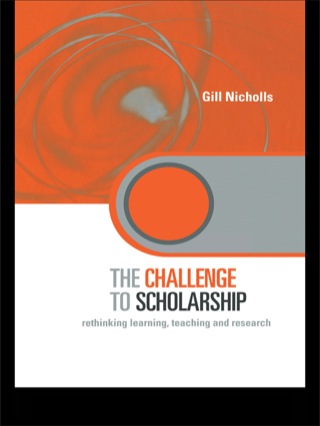 Cover image: The Challenge to Scholarship 1st edition 9780415335324