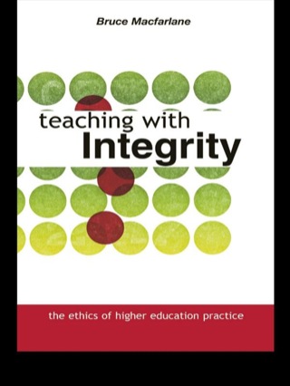 Imagen de portada: Teaching with Integrity 1st edition 9780415335089