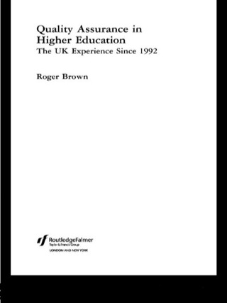 Cover image: Quality Assurance in Higher Education 1st edition 9780415334921