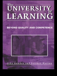 Cover image: The University of Learning 1st edition 9780749422929