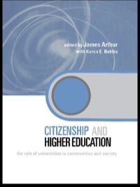 صورة الغلاف: Citizenship and Higher Education 1st edition 9780415567107