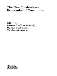 Cover image: The New Institutional Economics of Corruption 1st edition 9780415333689