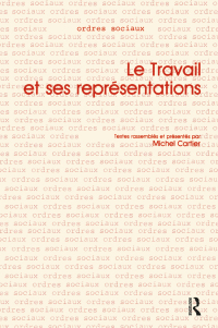 Imagen de portada: Le Travail et ses Representations 1st edition 9782903928018