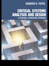 Immagine di copertina: Critical Systems Analysis and Design 1st edition 9780415332163