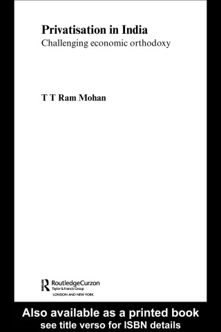Cover image: Privatisation in India 1st edition 9780415653954