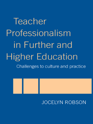 Cover image: Teacher Professionalism in Further and Higher Education 1st edition 9780415331661