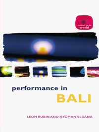 表紙画像: Performance in Bali 1st edition 9780415482998