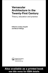 Titelbild: Vernacular Architecture in the 21st Century 1st edition 9780415357814