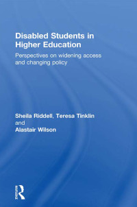 Immagine di copertina: Disabled Students in Higher Education 1st edition 9780415340786