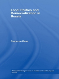 Imagen de portada: Local Politics and Democratization in Russia 1st edition 9780415590303