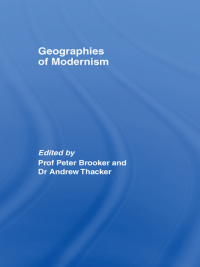 Imagen de portada: Geographies of Modernism 1st edition 9780415331166