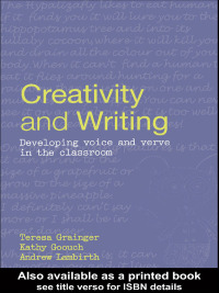 Cover image: Creativity and Writing 1st edition 9780415328845