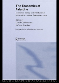 Cover image: The Economics of Palestine 1st edition 9780415327619