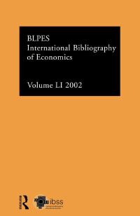 صورة الغلاف: IBSS: Economics: 2002 Vol.51 1st edition 9780415326353