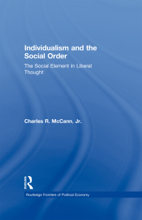Imagen de portada: Individualism and the Social Order 1st edition 9780415655132