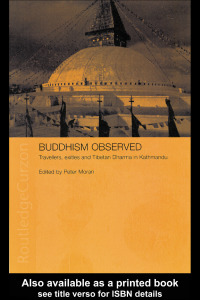 Imagen de portada: Buddhism Observed 1st edition 9780415646284