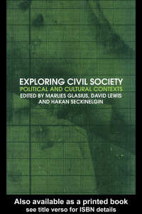 صورة الغلاف: Exploring Civil Society 1st edition 9780415325455