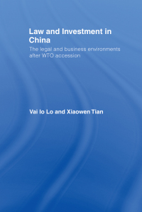 Titelbild: Law and Investment in China 1st edition 9780415324793