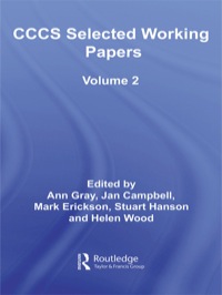 Cover image: CCCS Selected Working Papers 1st edition 9780415324410