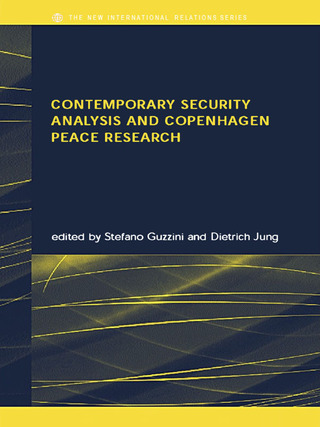 Imagen de portada: Contemporary Security Analysis and Copenhagen Peace Research 1st edition 9780415324106