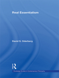 Omslagafbeelding: Real Essentialism 1st edition 9780415872126