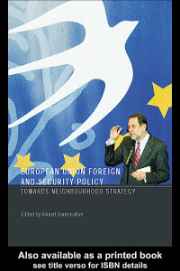 Imagen de portada: European Union Foreign and Security Policy 1st edition 9780415322980