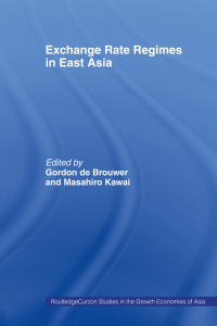 Cover image: Exchange Rate Regimes in East Asia 1st edition 9780415322812