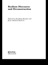 Imagen de portada: Realism Discourse and Deconstruction 1st edition 9780415436861