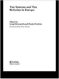 Cover image: Tax Systems and Tax Reforms in Europe 1st edition 9780415322515