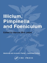 Cover image: Illicium, Pimpinella and Foeniculum 1st edition 9780415322461