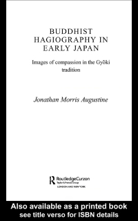 Imagen de portada: Buddhist Hagiography in Early Japan 1st edition 9780415322454