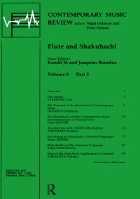 Imagen de portada: Flute and Shakuhachi 1st edition 9783718654222