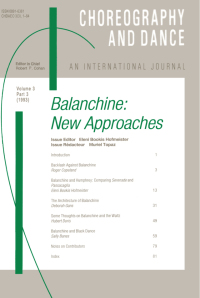 Cover image: Balanchine 1st edition 9783718654291
