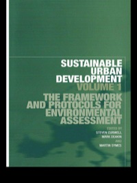 Cover image: Sustainable Urban Development Volume 1 1st edition 9780415322140