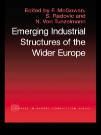Imagen de portada: The Emerging Industrial Structure of the Wider Europe 1st edition 9780415647458