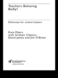 Imagen de portada: Teachers Behaving Badly? 1st edition 9780415321150