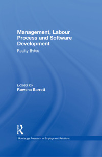 Omslagafbeelding: Management, Labour Process and Software Development 1st edition 9780415320474